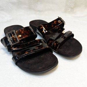 Vionic Tortoiseshell Slide Sandals